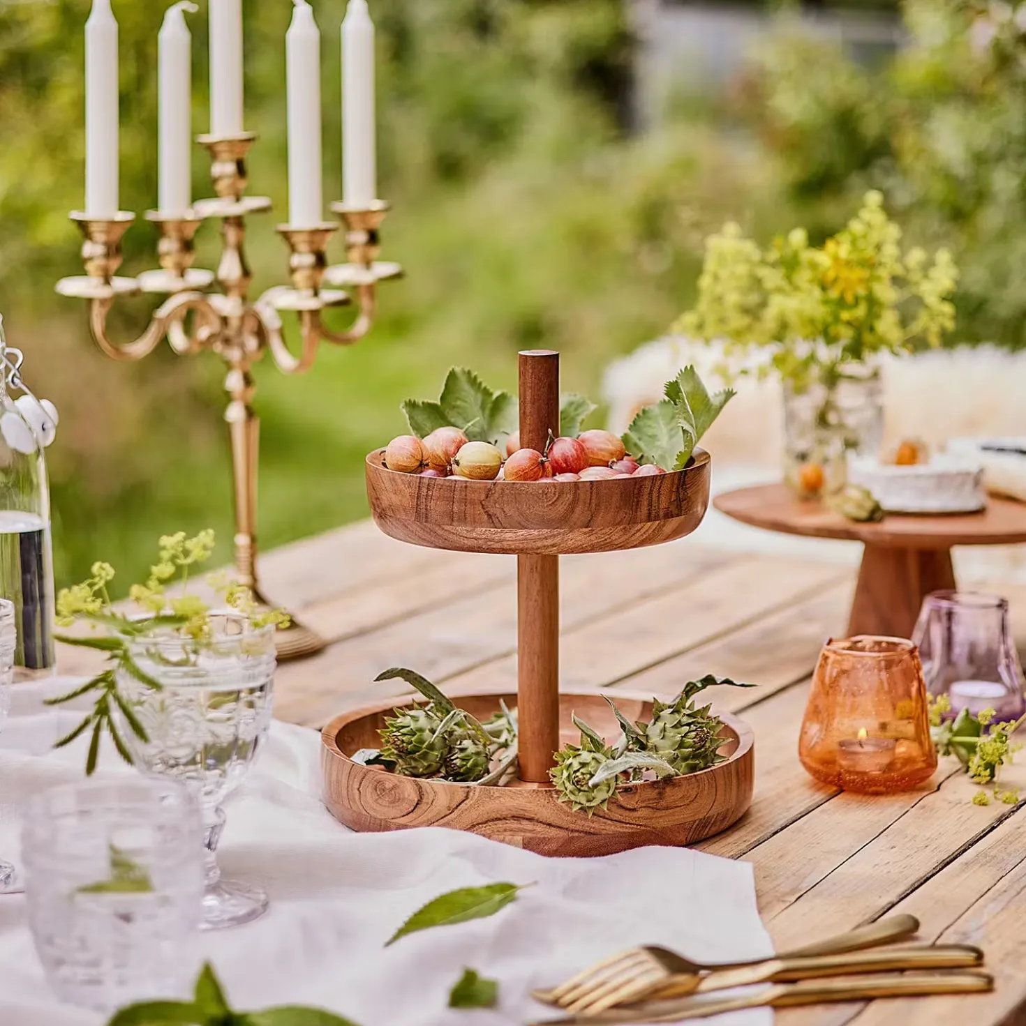 ACACIA Etagere 2-stufig