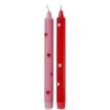 ART BOUGIE Stabkerze Herzen 2er Set