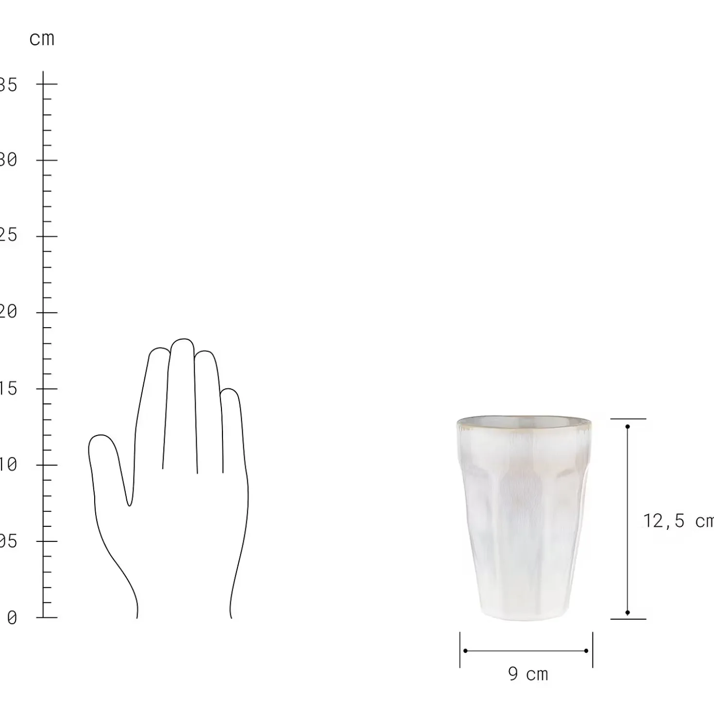 BERGAMO Latte Macchiato Tasse
