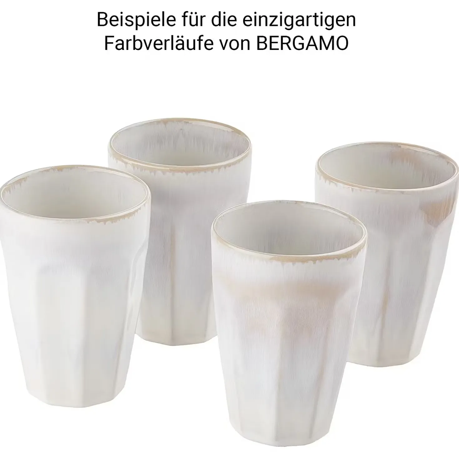 BERGAMO Latte Macchiato Tasse