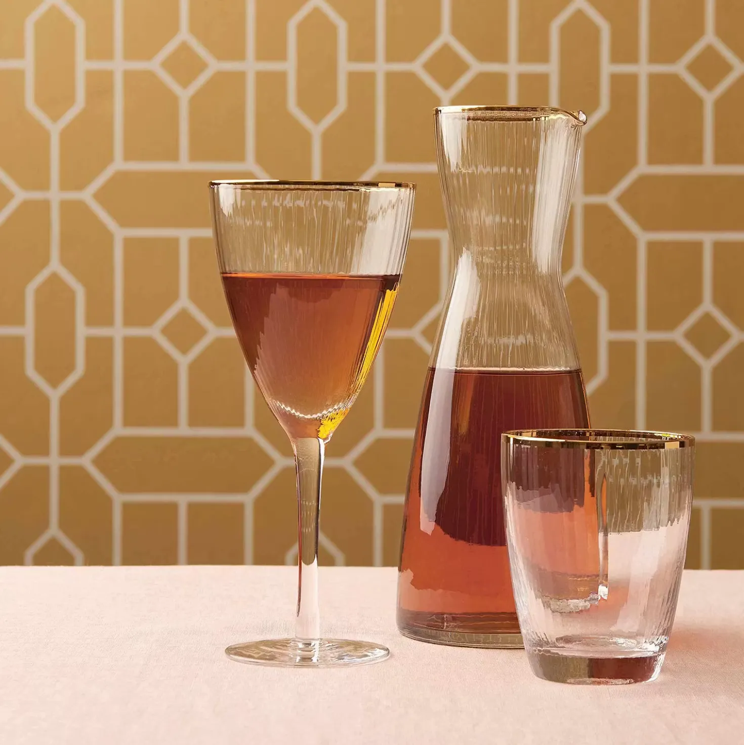 GOLDEN TWENTIES Wasserglas 4er-Set