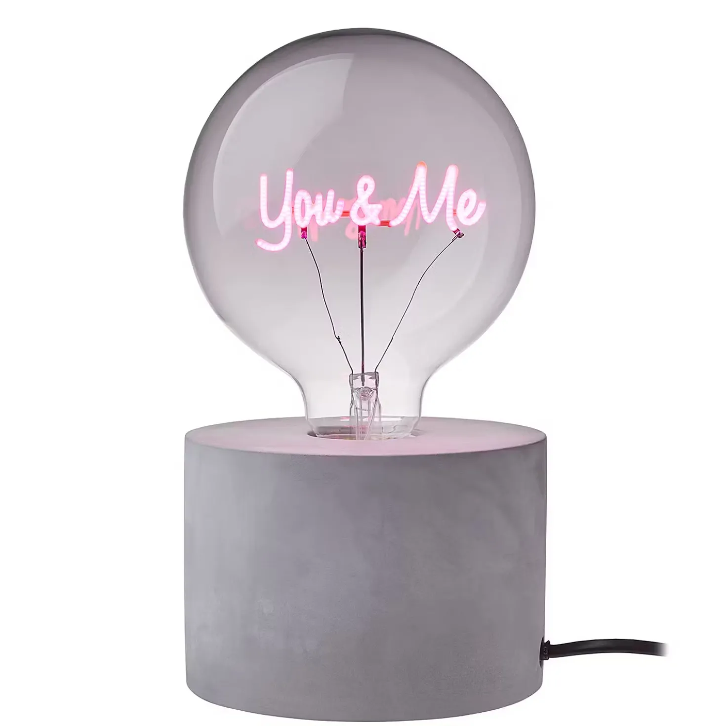 LED-Glühlampe BRIGHT LIGHT You & Me