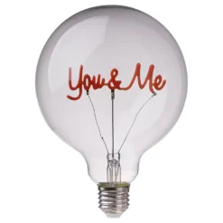 LED-Glühlampe BRIGHT LIGHT You & Me