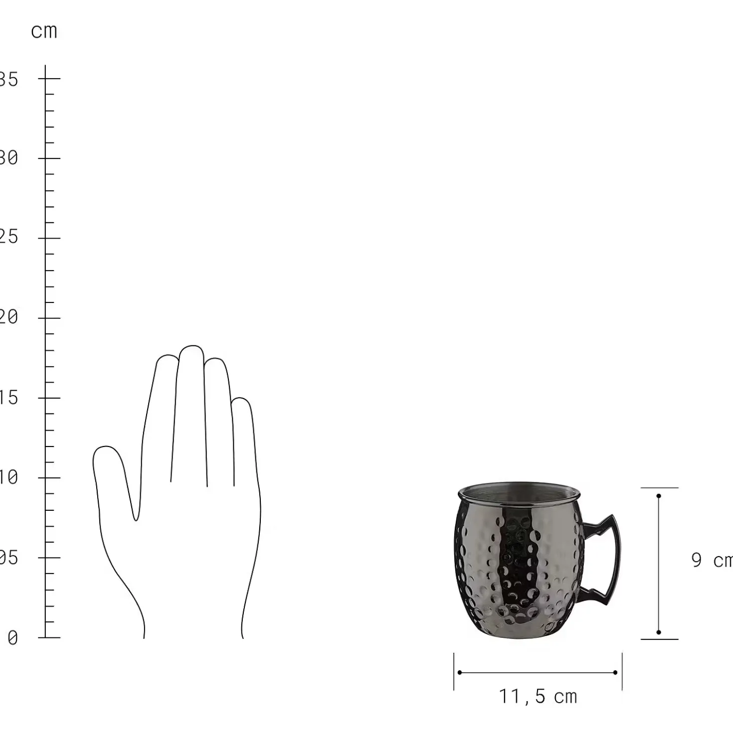 MOSCOW MULE Becher 4er-Set