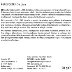 PURE POETRY Räucherstäbchen Ciel Liebre