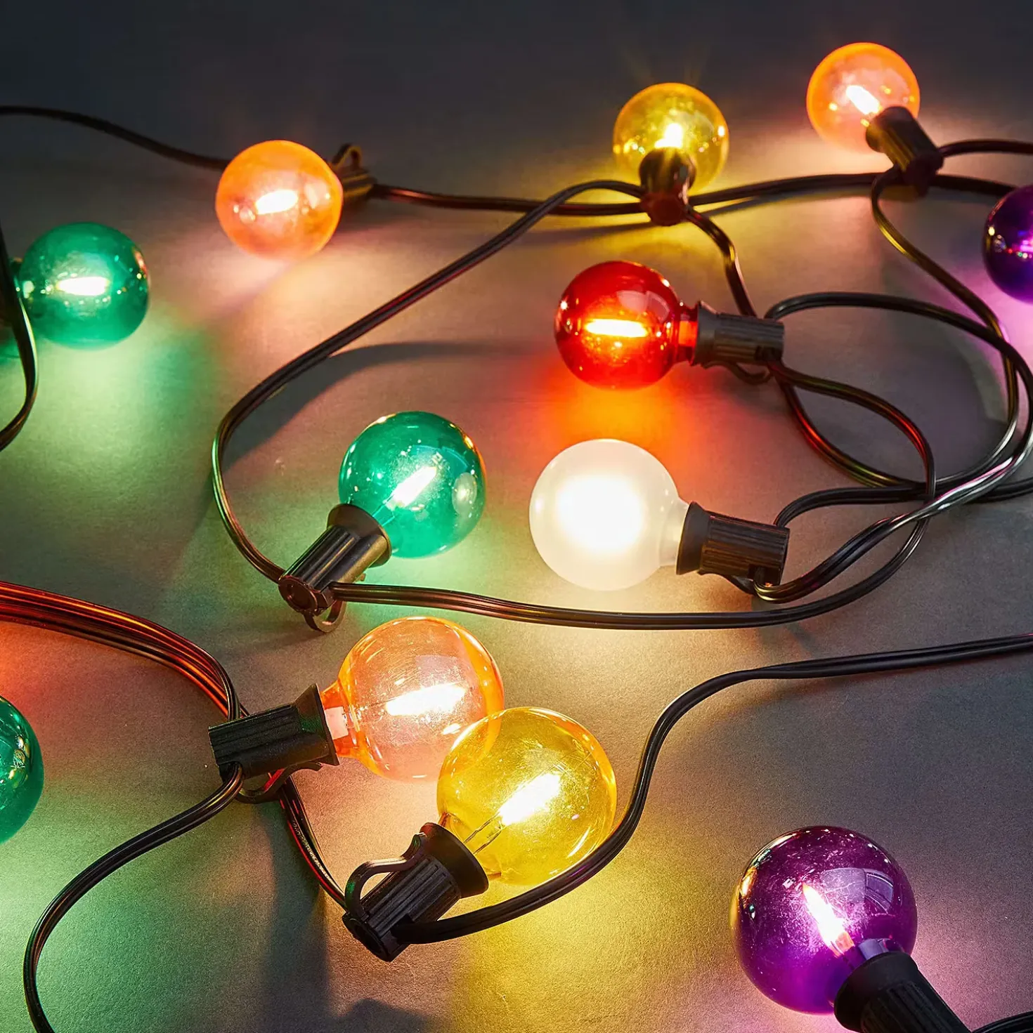 RAINBOW BULBS LED-Lichterkette