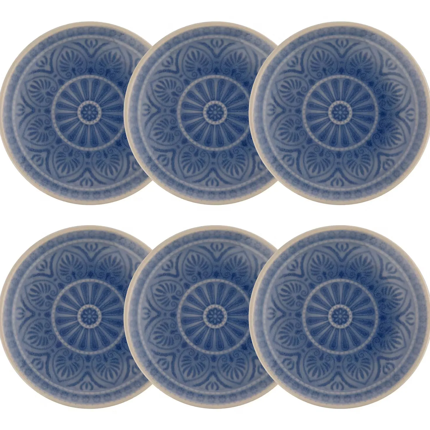 SUMATRA Teller 6er-Set
