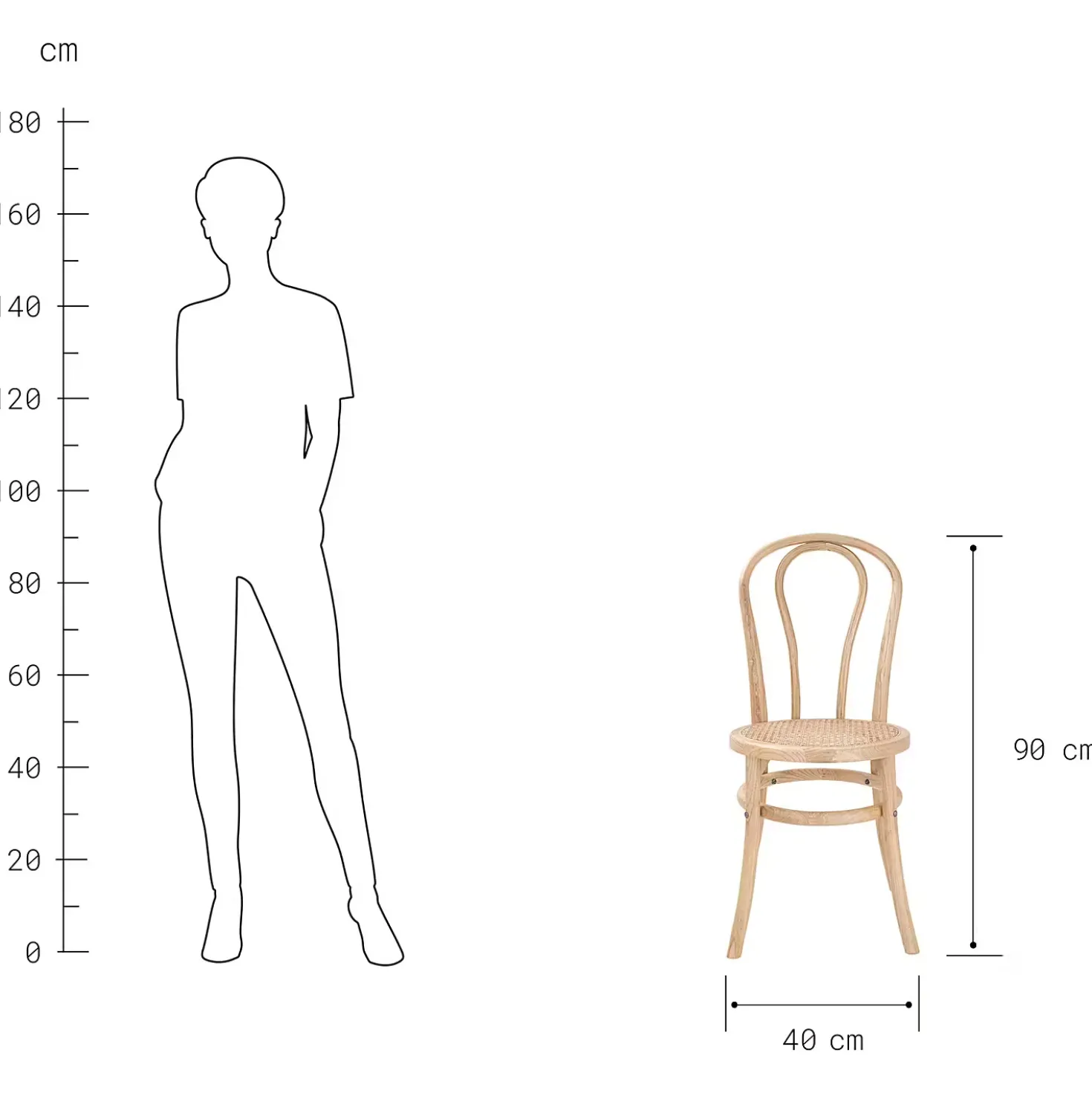 WIENER MELANGE Stuhl
